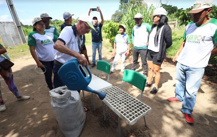 Governo do Amazonas oferece cursos gratuitos para produtores rurais da zona rural de Manaus