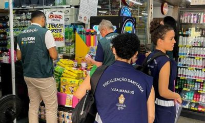 Operação conjunta do Procon Manaus e Vigilância Sanitária encontra irregularidades em supermercado da zona Norte