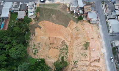 Após recuperar a área erosiva, prefeitura avança no acabamento da obra na rua Itaberaba no bairro Cidade Nova