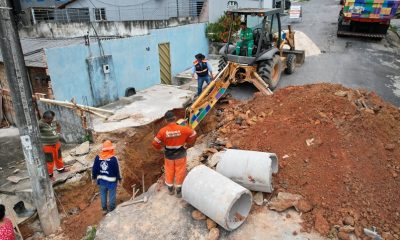 Prefeitura atende solicitação de moradores e recupera rede de drenagem profunda no São Francisco