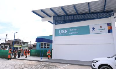 Prefeito David Almeida fiscaliza obras de nova USF do bairro São Francisco