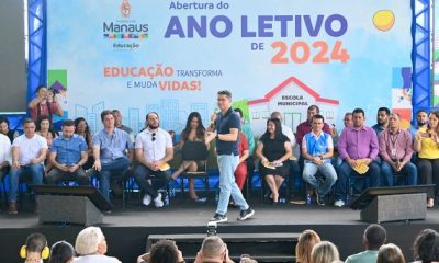 Prefeito abre ‘Ano Letivo 2024’ na rede municipal e destaca investimentos visando melhorar índices no Saeb