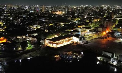 Prefeito faz vistoria técnica para testes de iluminação do mirante do ‘Nosso Centro’ 