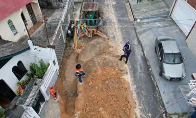 Prefeitura de Manaus recupera rede de drenagem no bairro Petrópolis e intensifica frentes de obras na zona Sul