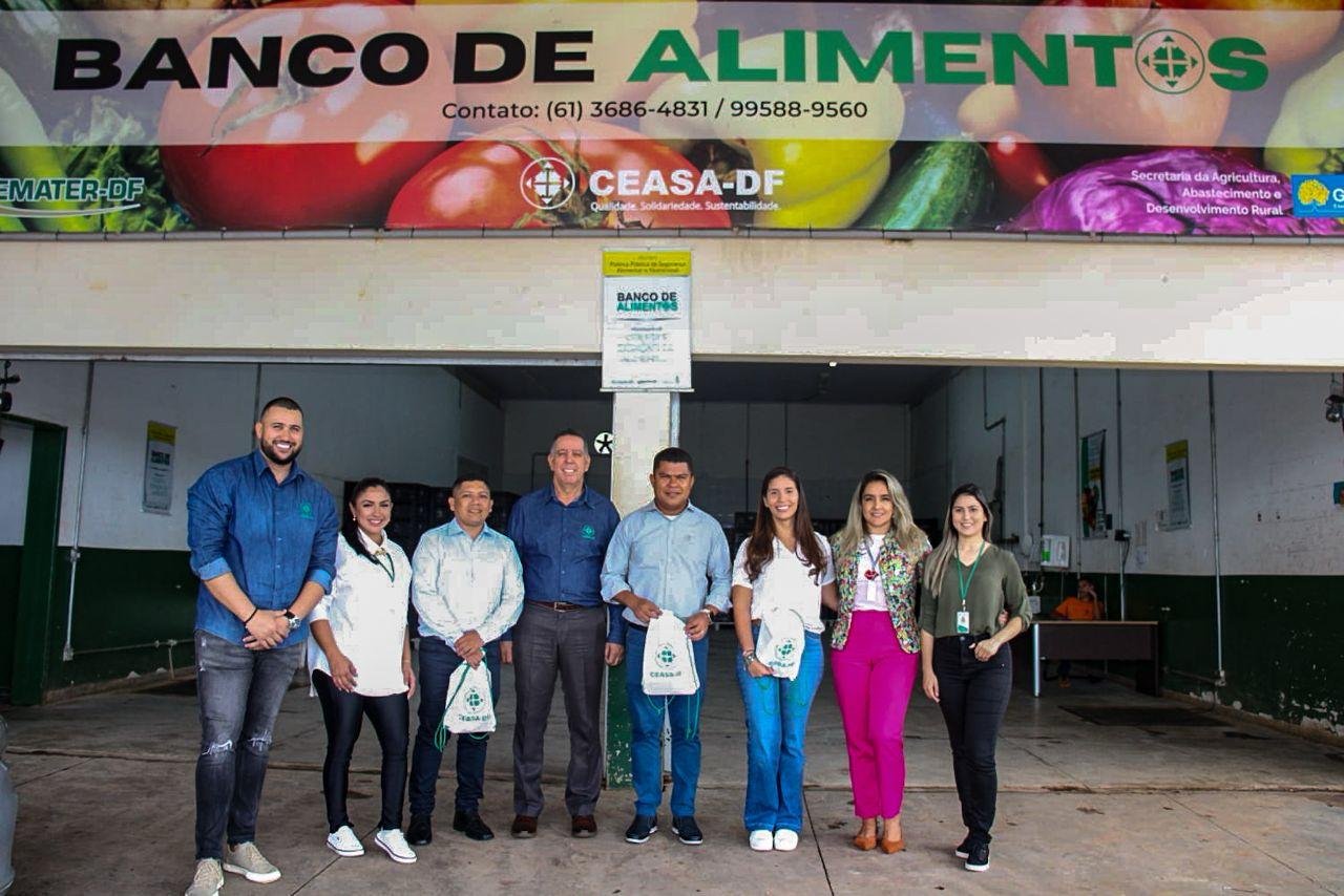 Em Brasília, Sepror visita Banco de Alimentos para tratar de políticas públicas para redução de desperdício de alimentos