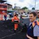 Em tempo recorde, Seminf fecha cratera e libera trecho na avenida Constantino Nery