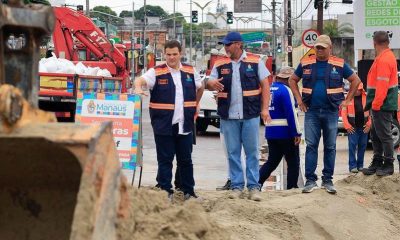 Prefeitura executa 60% da obra em cratera e anuncia recapeamento na avenida Constantino Nery