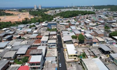 Prefeitura realiza recapeamento em via do bairro Tarumã em Manaus