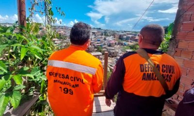 Prefeitura de Manaus atende três ocorrências de chuva na manhã desta segunda-feira, 18/3