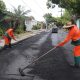 Seminf intensifica serviço de recapeamento asfáltico no bairro Alvorada, na Zona Centro-Oeste