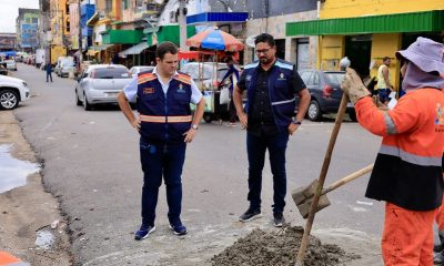 Entorno das feiras da Banana e Manaus Moderna recebe obras de infraestrutura