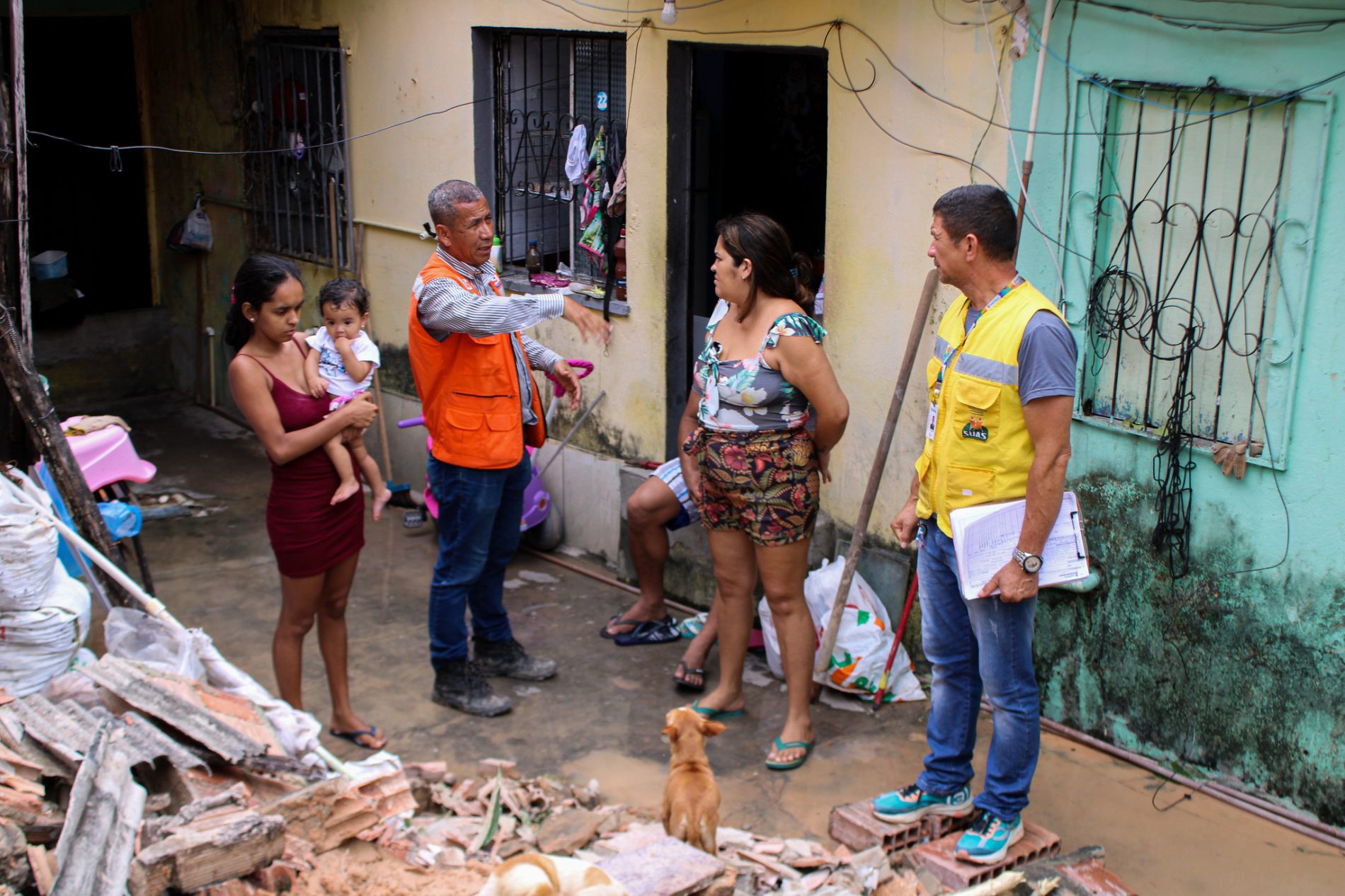 Prefeitura dá continuidade ao atendimento socioassistencial de famílias afetadas pelas fortes chuvas