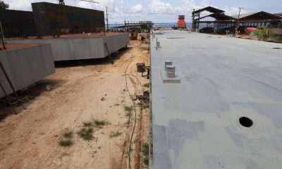 Prefeitura avança na construção do maior píer turístico da capital, dentro das obras do ‘Nosso Centro’