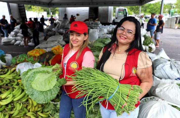 Em Manaus, instituições socioassistenciais são beneficiadas com mais de 35,6 toneladas de alimentos