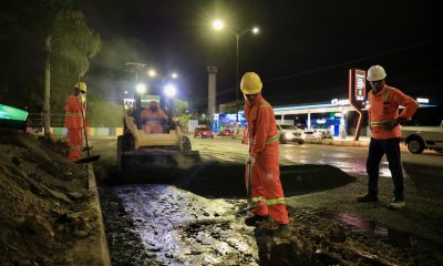 Em fase final do alargamento, prefeitura asfalta terceira faixa criada em trecho da avenida Rodrigo Otávio