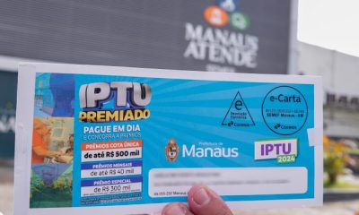 Prefeitura informa que 2ª parcela do IPTU vence nesta segunda-feira, 15/4