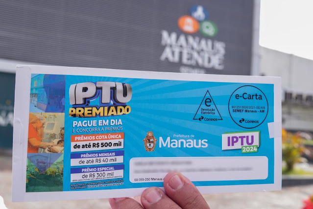 Prefeitura informa que 2ª parcela do IPTU vence nesta segunda-feira, 15/4