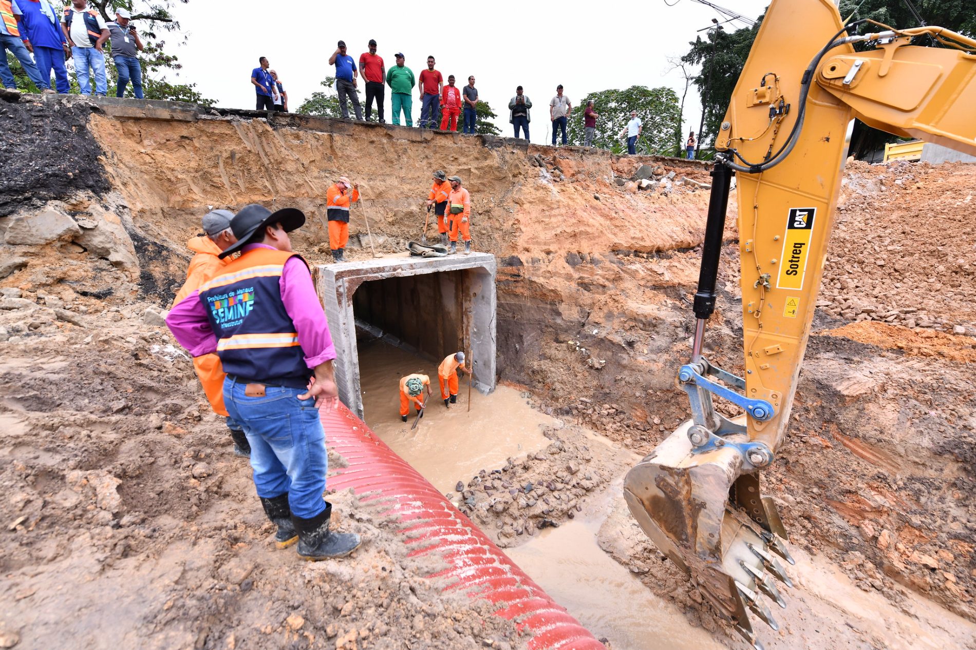 Mais de 35 mil metros de drenagens implementadas em Manaus combatem os efeitos do inverno amazônico