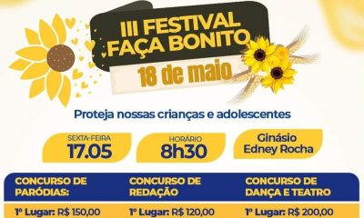 Nhamundá realiza 3º Festival Faça Bonito, em combate à Exploração Sexual de Crianças e Adolescentes