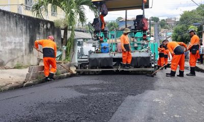 Programa ‘Asfalta Manaus’ chega à comunidade Campo Dourado