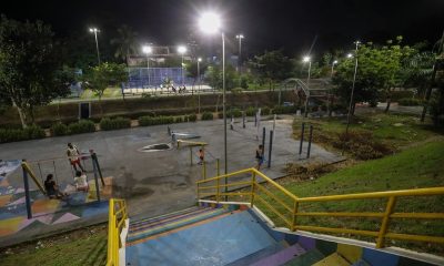 Prefeitura de Manaus instala 91 luminárias LED no parque Elza Simões