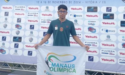 Manauara brilha e contribui para vice-campeonato histórico do Fluminense no Campeonato Brasileiro Infantil de Natação